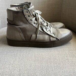 All Saints Gray High-Top Sneakers